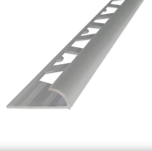 [3473] 3473 GUARDACANTO ARCO CROMO MATE 7 mm x 7 mm x 2,5 m