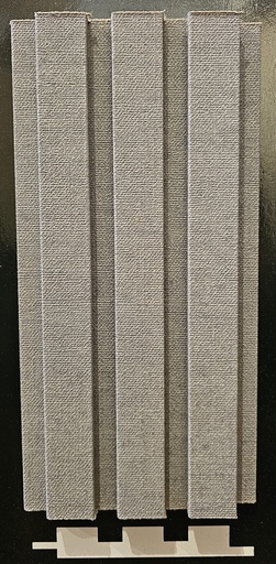 [6311] PR 6311 REVESTIMIENTO 18-23 MDF FOLIADO TEXTIL GREY 18x124x2750mm X PACK 5 UNIDADES