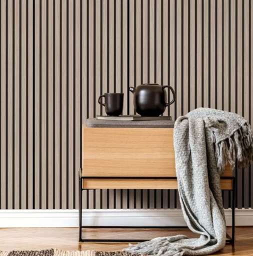 [6310] PR 6310 REVESTIMIENTO 18-23 MDF FOLIADO TEXTIL MOCHA 18x124x2750mm  (**El PACK 5unid.**)