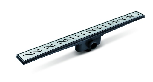 [DPP600T07SA] ATI DPP600T07SA Desagüe Lineal Onda Mate sin adaptador Esmerilado 60 cm x 6,8 cm x 9,7 cm