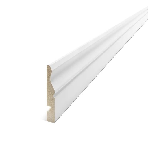 [2319] 2319 EPS ZÓCALO PECHO PALOMA 100mm x 2,5m BLANCO MATE