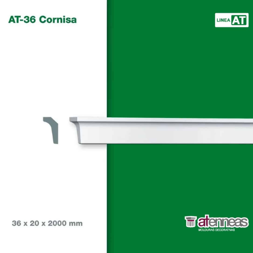 [9028 x 6] 9028 x 6 MOLDURAS DECORATIVAS AT-36  (PACK 6 TIRAS)